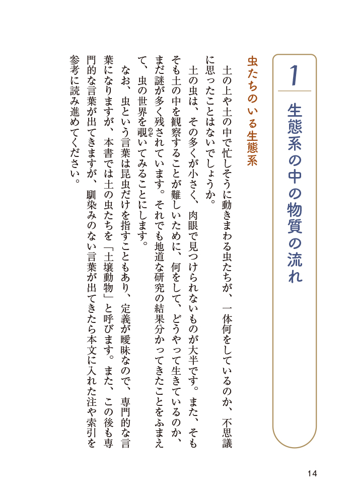 はたらく土の虫
