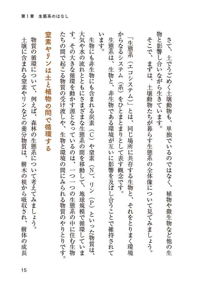 はたらく土の虫